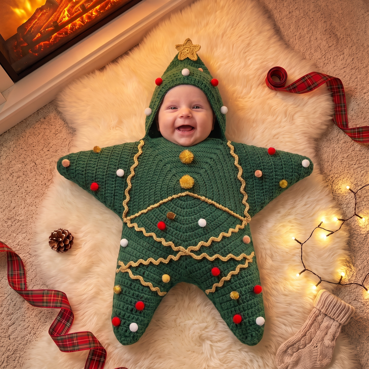 Snuggle & Sleigh Festive Star Suit